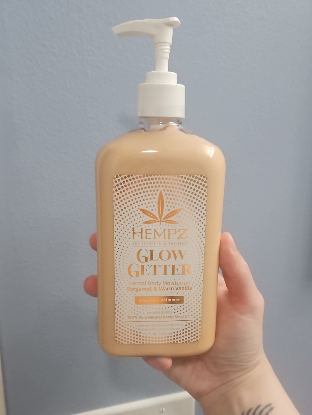 HEMPZ GLOW GETTER SHIMMER LOTION